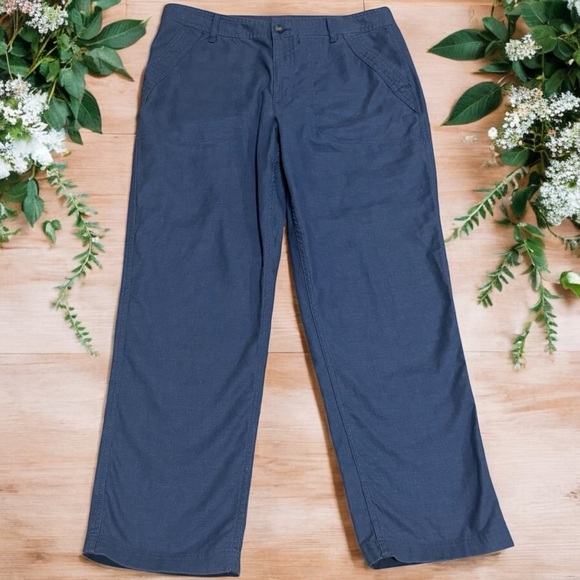 Eddie Bauer Hemplify Utility Outdoor Comfort Ankle Pants Women's Size 10 - Picture 1 of 10